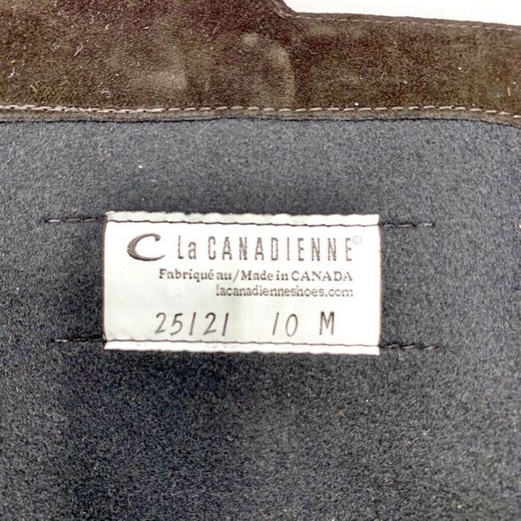La Canadienne Mazy Knee High Boots Zip Block Heels - Picture 8 of 8